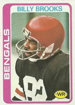 1978 Topps #74 - Billy Brooks - Cincinnati Bengals
