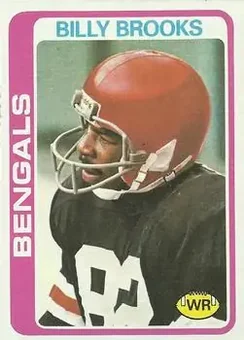 1978 Topps #74 - Billy Brooks - Cincinnati Bengals