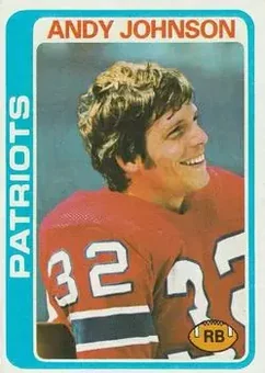 1978 Topps #76 - Andy Johnson - New England Patriots