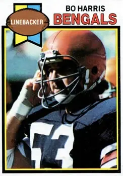 1979 Topps #14 - Bo Harris - Cincinnati Bengals 1979 Topps #14 - Bo Harris - Cincinnati Bengals