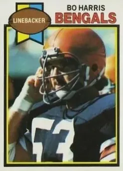 1979 Topps #14 - Bo Harris - Cincinnati Bengals
