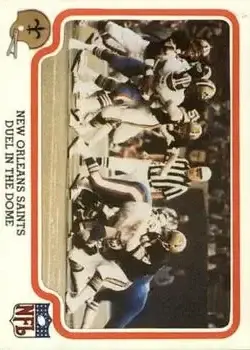 1979 Fleer Team Action #34 - Card #34 - New Orleans Saints - Front