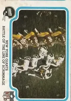 1979 Fleer Team Action #35 - Card #35 - New York Giants