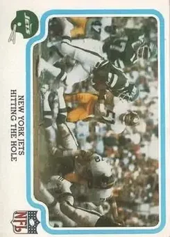 1979 Fleer Team Action #37 - Card #37 - New York Jets