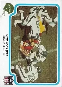 1979 Fleer Team Action #38 - Card #38 - New York Jets