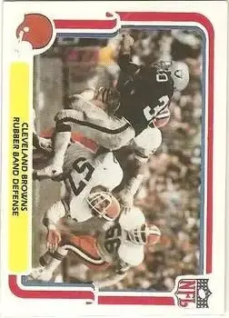 1980 Fleer Team Action #12 - Card #12 - Cleveland Browns - Front