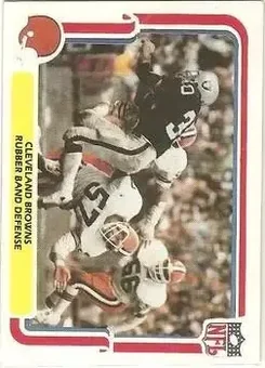 1980 Fleer Team Action #12 - Card #12 - Cleveland Browns