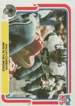 1980 Fleer Team Action #14 - Card #14 - Dallas Cowboys