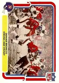 1980 Fleer Team Action #15 - Card #15 - Denver Broncos - Front
