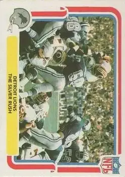 1980 Fleer Team Action #18 - Card #18 - Detroit Lions - Front 1980 Fleer Team Action #18 - Card #18 - Detroit Lions - Front