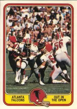 1981 Fleer Team Action #1 - Card #1 - Atlanta Falcons