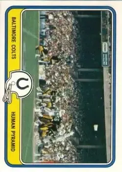 1981 Fleer Team Action #4 - Card #4 - Baltimore Colts