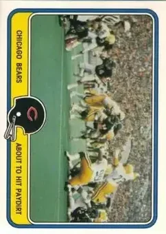 1981 Fleer Team Action #7 - Card #7 - Chicago Bears