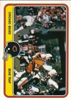 1981 Fleer Team Action #8 - Card #8 - Chicago Bears