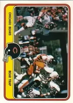 1981 Fleer Team Action #8 - Card #8 - Chicago Bears