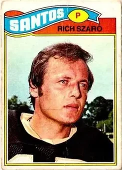 1977 Topps Mexican #182 - Rich Szaro - New Orleans Saints