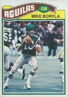 1977 Topps Mexican #183 - Mike Boryla - Philadelphia Eagles