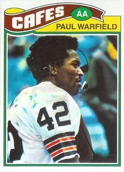 1977 Topps Mexican #185 - Paul Warfield - Cleveland Browns
