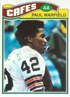 1977 Topps Mexican #185 - Paul Warfield - Cleveland Browns