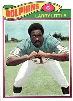 1977 Topps #172 - Larry Little - Miami Dolphins - Front