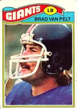 1977 Topps #175 - Brad Van Pelt - New York Giants