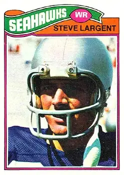 1977 Topps #177 - Steve Largent - Seattle Seahawks