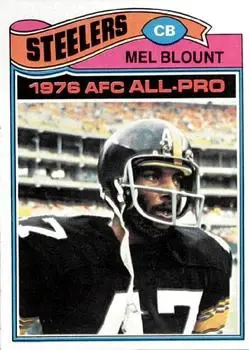 1977 Topps #180 - Mel Blount - Pittsburgh Steelers