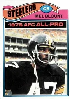 1977 Topps #180 - Mel Blount - Pittsburgh Steelers