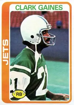 1978 Topps #81 - Clark Gaines - New York Jets