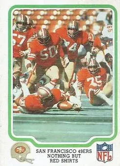 1979 Fleer Team Action #50 - Card #50 - San Francisco 49ers