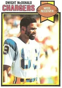 1979 Topps #17 - Dwight McDonald - San Diego Chargers