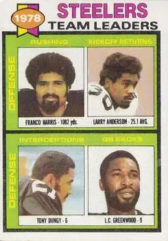 1979 Topps #19 - Card #19 - Pittsburgh Steelers 1979 Topps #19 - Card #19 - Pittsburgh Steelers