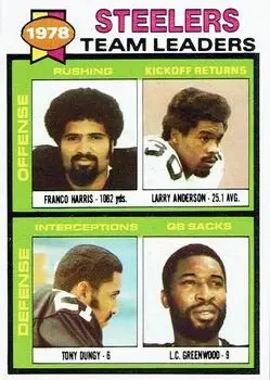 1979 Topps #19 - Card #19 - Pittsburgh Steelers