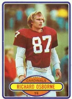 1980 Topps #24 - Richard Osborne - St. Louis Cardinals