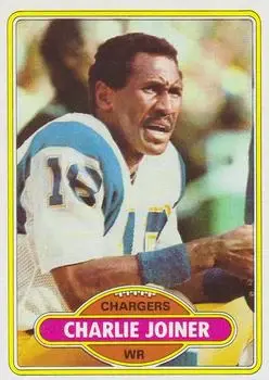 1980 Topps #28 - Charlie Joiner - San Diego Chargers