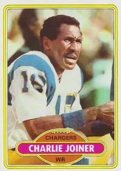 1980 Topps #28 - Charlie Joiner - San Diego Chargers