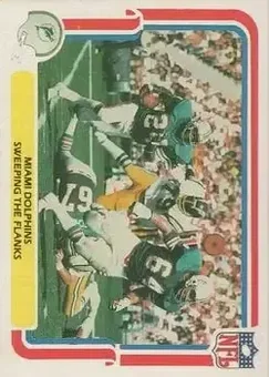 1980 Fleer Team Action #27 - Card #27 - Miami Dolphins