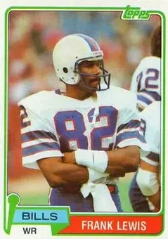 1981 Topps #18 - Frank Lewis - Buffalo Bills