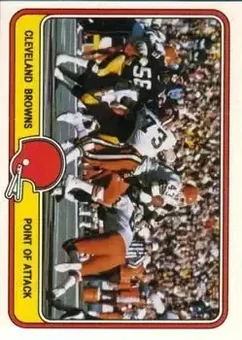 1981 Fleer Team Action #11 - Card #11 - Cleveland Browns