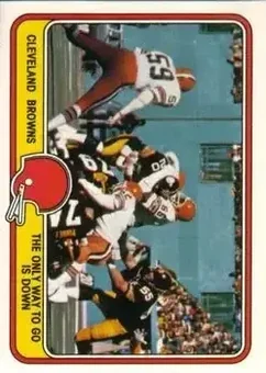 1981 Fleer Team Action #12 - Card #12 - Cleveland Browns