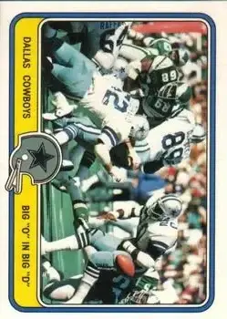 1981 Fleer Team Action #13 - Card #13 - Dallas Cowboys
