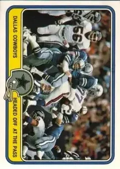 1981 Fleer Team Action #14 - Card #14 - Dallas Cowboys