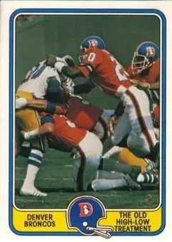 1981 Fleer Team Action #16 - Card #16 - Denver Broncos