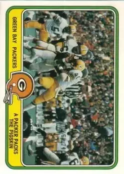 1981 Fleer Team Action #19 - Card #19 - Green Bay Packers