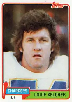 1981 Topps #23 - Louie Kelcher - San Diego Chargers