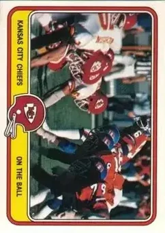 1981 Fleer Team Action #23 - Card #23 - Kansas City Chiefs