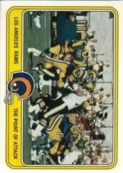 1981 Fleer Team Action #25 - Card #25 - Los Angeles Rams