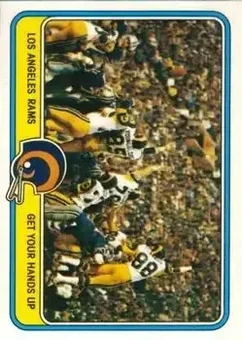 1981 Fleer Team Action #26 - Card #26 - Los Angeles Rams
