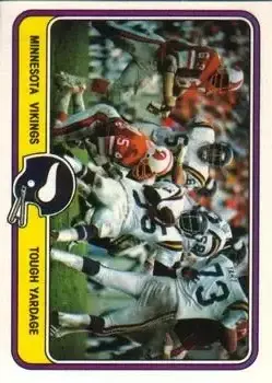 1981 Fleer Team Action #29 - Card #29 - Minnesota Vikings - Front