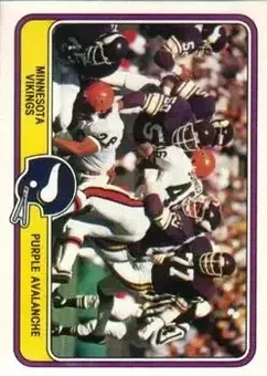 1981 Fleer Team Action #30 - Card #30 - Minnesota Vikings